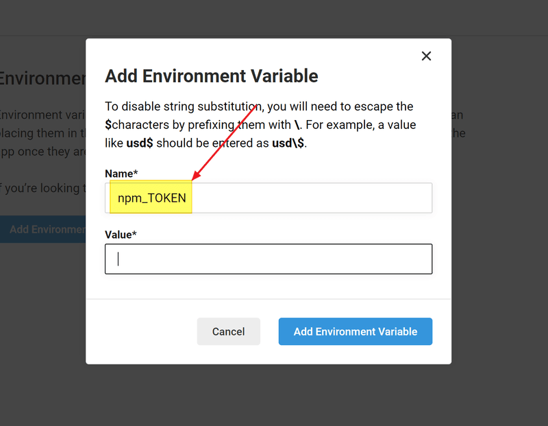 circle ci env variable